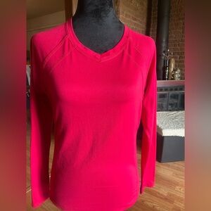 BCG red athletic top